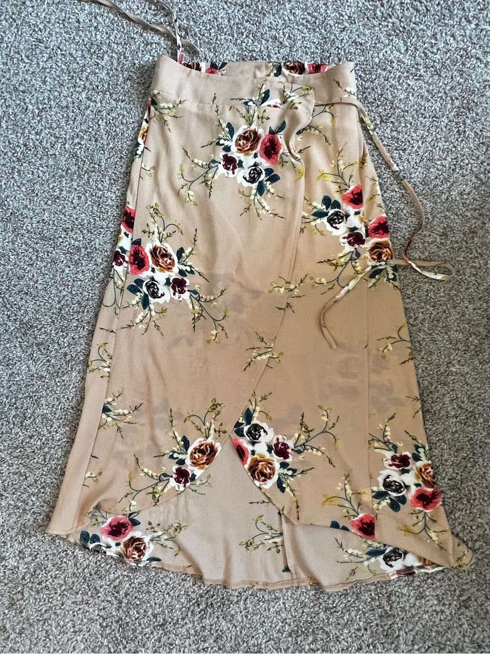 Floral Wrap Skirt